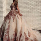 Rosewood Sequins Ball Gown Sweetheart Strapless Quinceanera Dresses with SJS20433