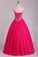 Ball Gown Quinceanera Dresses Sweetheart Beaded Bodice Floor Length Tulle