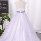 Ball Gown Scoop Tulle Flower Girl Dresses With Sash/Belt Appliques