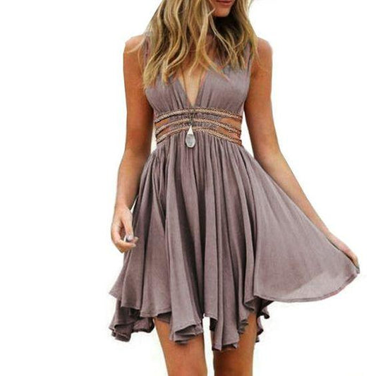 A-Line Deep V-Neck Short Grey With Felicity Homecoming Dresses Chiffon Sequins CD2999