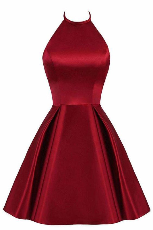 Hope Cocktail Homecoming Dresses Cute Strap Red Mini Short Party Dress CD3395