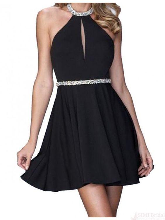 Isabel Homecoming Dresses Charming Dress Sexy Dress Lovely Dress Black CD4293
