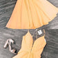 Party Dresses Yellow Justine A Line Cocktail Homecoming Dresses Short For Teens CD4724