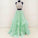 Stunning Sequins And Beaded Top Organza Ruffles Two Piece Prom Dress Prom Dresses JS172