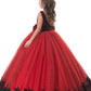 Flower Girl Dresses Ball Gown Scoop Tulle With Applique And Bow Knot