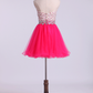 Sweetheart Homecoming Dresses A-Line Beaded Bodice Tulle