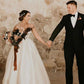Simple Ivory Sleeveless Beach Wedding Dress Floor Length Satin Spaghetti Straps Bridal SJSPC6KYY8G