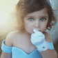 Off The Shoulder Flower Girl Dresses Satin A Line With Bow Knot Asymmetrical