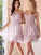 A-Line/Princess Tulle Sleeveless Short/Mini Bridesmaid Dresses DEP0005268
