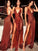 Sheath/Column Sleeveless V-neck Sweep/Brush Train Sequins Dresses DEP0002202