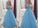 A-Line/Princess Sleeveless V-neck Floor-Length Pearls Tulle Dresses DEP0002824
