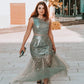 Trumpet/Mermaid Tulle Sleeveless Sequin Jewel Floor-Length Dresses DEP0004425