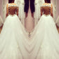 Ball Gown Sleeveless Sweetheart Chapel Train Tulle Wedding Dresses DEP0006419
