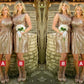 Sheath/Column Sleeveless Sequins Short/Mini Bridesmaid Dresses DEP0005199