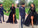 A-Line/Princess Long Sleeves Jewel Sweep/Brush Train Lace Satin Dresses DEP0002236
