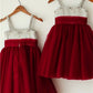 A-line/Princess Spaghetti Straps Sleeveless Beading Tea-Length Tulle Flower Girl Dresses DEP0007723