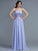 A-Line/Princess Strapless Sleeveless Beading Long Chiffon Dresses DEP0004323