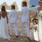A-Line/Princess Spaghetti Straps Sleeveless Sweep/Brush Train Lace Chiffon Wedding Dresses DEP0006549