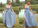 A-Line/Princess Chiffon Ruffles V-neck Sleeveless Sweep/Brush Train Bridesmaid Dresses DEP0004979