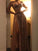 A-Line/Princess Sequins Ruched Off-the-Shoulder Sleeveless Floor-Length Dresses DEP0001694