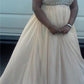 A-Line/Princess Sweetheart Sleeveless Beading Floor-Length Chiffon Plus Size Dresses DEP0003542