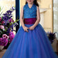 Ball Gown Halter Sleeveless Floor-Length Sequins Tulle Flower Girl Dresses DEP0007806