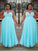 A-Line/Princess Sweetheart Sleeveless Beading Floor-Length Chiffon Plus Size Dresses DEP0002472