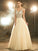 Ball Gown V-neck Sleeveless Beading Floor-length Tulle Dresses DEP0002487