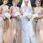 A-Line/Princess Sweetheart Sleeveless Applique Tulle Bridesmaid Dresses DEP0005209