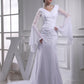 Trumpet/Mermaid Beading V-neck Chiffon Long Wedding Dresses DEP0006790