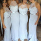 Sheath/Column Sleeveless Sash/Ribbon/Belt Floor-Length Halter Stretch Crepe Bridesmaid Dresses DEP0005201