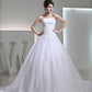 Ball Gown Beading Sleeveless Strapless Satin Applique Wedding Dresses DEP0006887