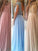 A-Line/Princess Sleeveless Scoop Floor-Length Beading Chiffon Dresses DEP0002199