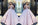 Ball Gown Satin Beading V-neck Short Sleeves Floor-Length Dresses DEP0002657