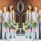 A-Line/Princess Sleeveless Floor-Length Chiffon Bridesmaid Dresses DEP0005603
