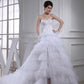 A-Line/Princess Beading Sweetheart Sleeveless Satin Wedding Dresses DEP0006969