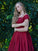 Ball Gown Off-the-Shoulder Sleeveless Floor-Length Applique Satin Dresses DEP0004633