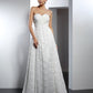 A-Line/Princess Sweetheart Sleeveless Long Satin Wedding Dresses DEP0006586