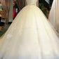 Ball Gown Scoop Cathedral Train Sleeveless Sash/Ribbon/Belt Applique Tulle Wedding Dresses DEP0006479