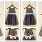 A-Line/Princess Scoop Sleeveless Bowknot Long Tulle Flower Girl Dresses DEP0007776