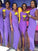 Sheath/Column Scoop Sleeveless Chiffon Floor-Length Bridesmaid Dresses DEP0005297