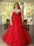 Ball Gown Sweetheart Sleeveless Beading Floor-Length Organza Plus Size Dresses DEP0003871