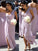 A-Line/Princess One-Shoulder Chiffon Ruched Sleeveless Floor-Length Bridesmaid Dresses DEP0005242