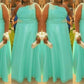 A-Line/Princess One-Shoulder Sleeveless Beading Floor-Length Chiffon Plus Size Dresses DEP0003929