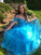 Ball Gown Off-the-Shoulder Lace Tulle Sleeveless Floor-Length Dresses DEP0004636