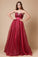 A-Line/Princess Sweetheart Sleeveless Long Organza Dresses DEP0004376