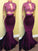 Trumpet/Mermaid High Neck Satin Long Sleeves Applique Sweep/Brush Train Dresses DEP0001788