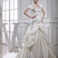 Trumpet/Mermaid Beading Long Satin Sleeveless Strapless Wedding Dresses DEP0006951