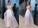 A-Line/Princess Applique Tulle V-neck Sleeveless Floor-Length Dresses DEP0001498