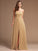 Sheath/Column Sweetheart Sleeveless Long Ruffles Chiffon Bridesmaid Dresses DEP0005183